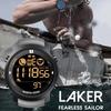 NORTH EDGE Men's Digital Watch Military Waterproof 50M Running Sports Pedometer Stopwatch Watch Heart Rate Wristband Android IOS