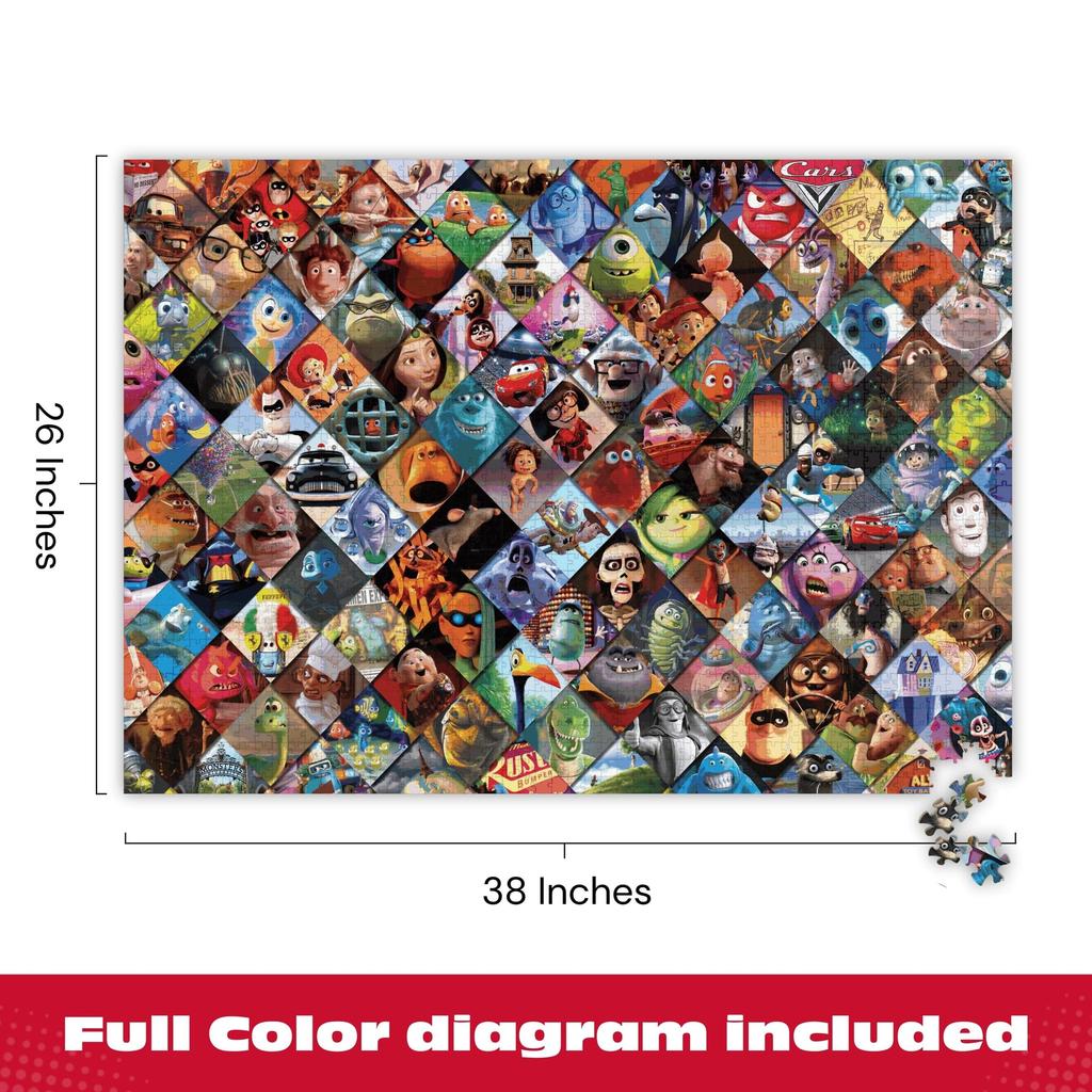 Ceaco Clip Puzzle 2000 5 Zoll Disney/Pixar Puzzle, Teile, Mehrfarbig,