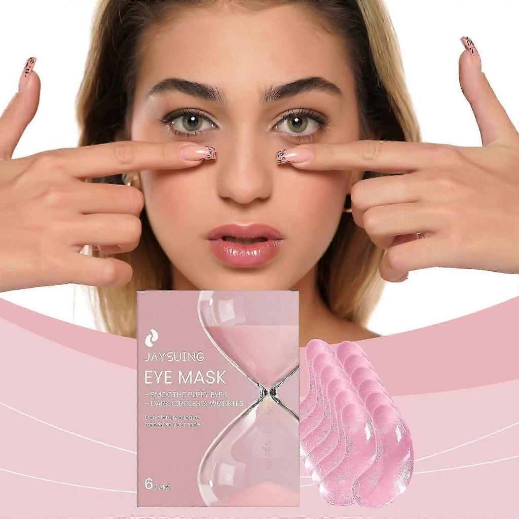Pink Hyaluronic Acid Eye Patches  Brighten, Hydrate & Revitalize Skin