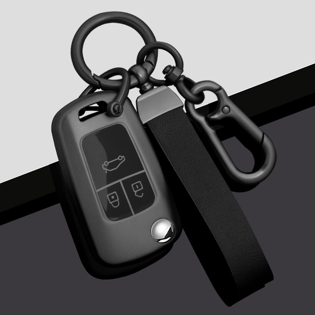 Car Key Case For Chevrolet Cruze Aveo Camaro Epica Lova Sail Spark Opel Astra Corsa Keychain Holder Fob Interior Accessories