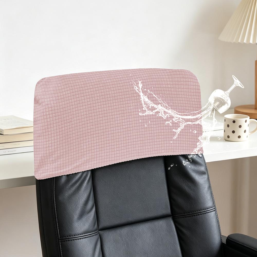 1 4 6 Pcs Waterproof Elastic Office Chair Backrest Cover Dustproof Protection Slipcover