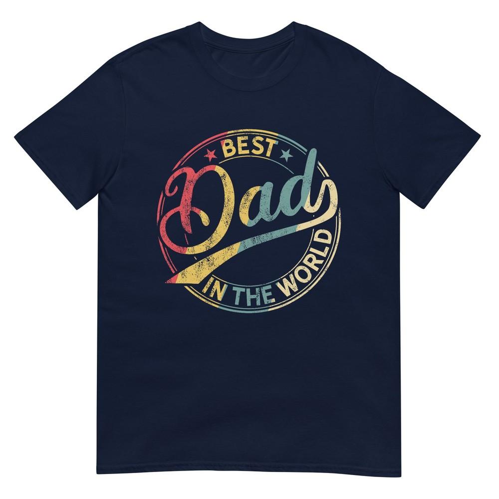 Best Dad In The World Fathers Day Vintage Dad TShirt S