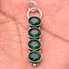 Awesome Chrome Diopside Gemstone Pendant: 925 Sterling Silver Handmade Pendant Necklace Jewelry
