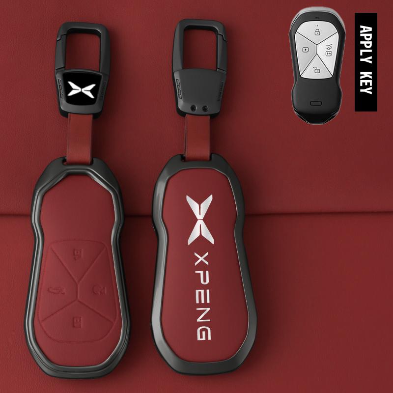 Zinc Alloy Auto Key Fob Cover Case Housing Fit For Xpeng Xiaopeng G6 G9 P7 P7I G3 G3I P5 - Protector Bag Automotive Styling Auto Accessories