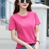 Summer Women's T-shirt Round Neck Short Sleeve Loose Top