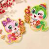 2025 New Year Chinese New Year Decorations Chinese Ornaments Spring Festival Supplies  Men/Women