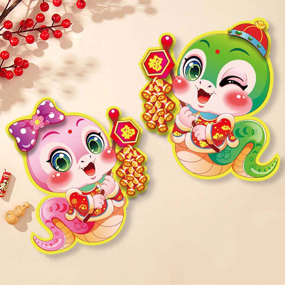 2025 New Year Chinese New Year Decorations Chinese Ornaments Spring Festival Supplies  Men/Women
