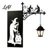 Matte Black Iron Book Holder Decorative Bookshelf Light Vintage Library Lantern Reading Lights for Bookworms LED Table Lamp with Bookends