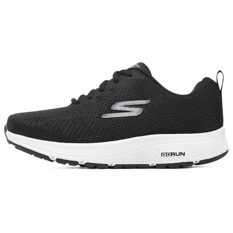 Skechers Go Run Consistent Comfortable Low Top Running Shoes Women sneakers Black White 128286-BKW 35