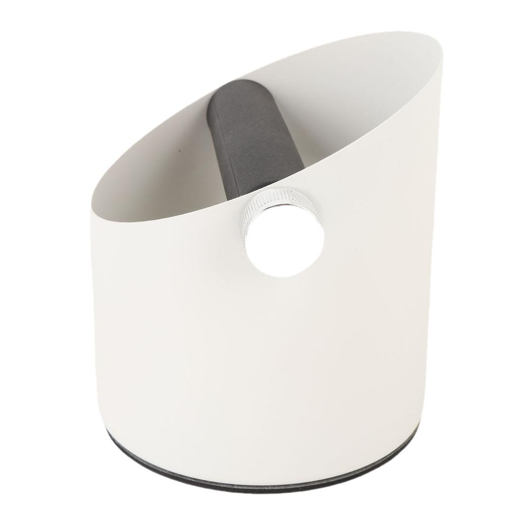 Small Coffee Knock Box Carbon Steel Coffee Grounds Container Waste Bin for Household