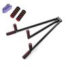 Máquina de estiramiento de piernas con 3 barras ajustable, dividida, de acero inoxidable, para el hogar, yoga, baile, ejercicio, equipo de entrenamiento de flexibilidad