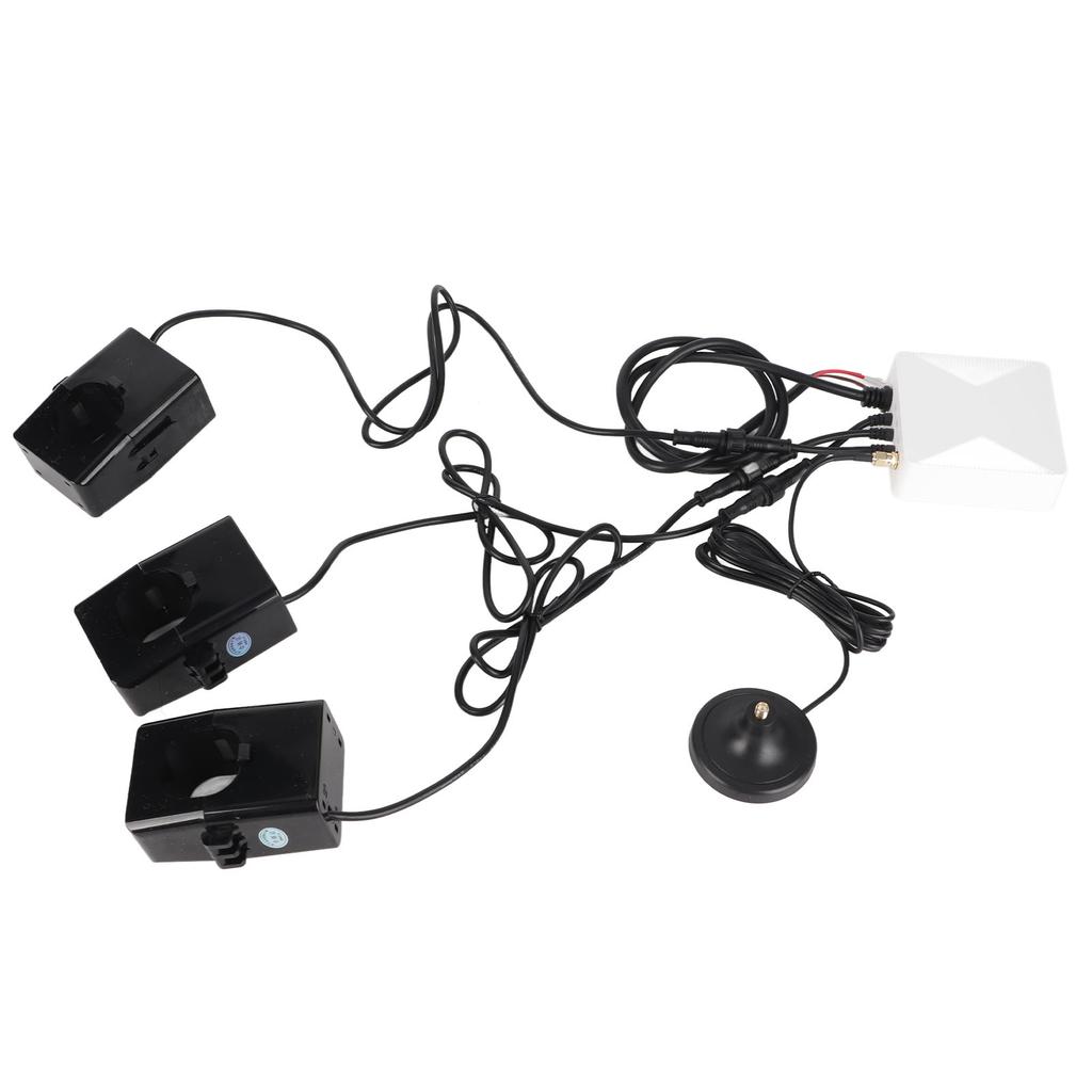 WiFi Energy Meter 3 Phase APP Real Time Monitoring Smart Energy Monitor with 3 Pcs 500A Circuit Level Sensor 100‑240V