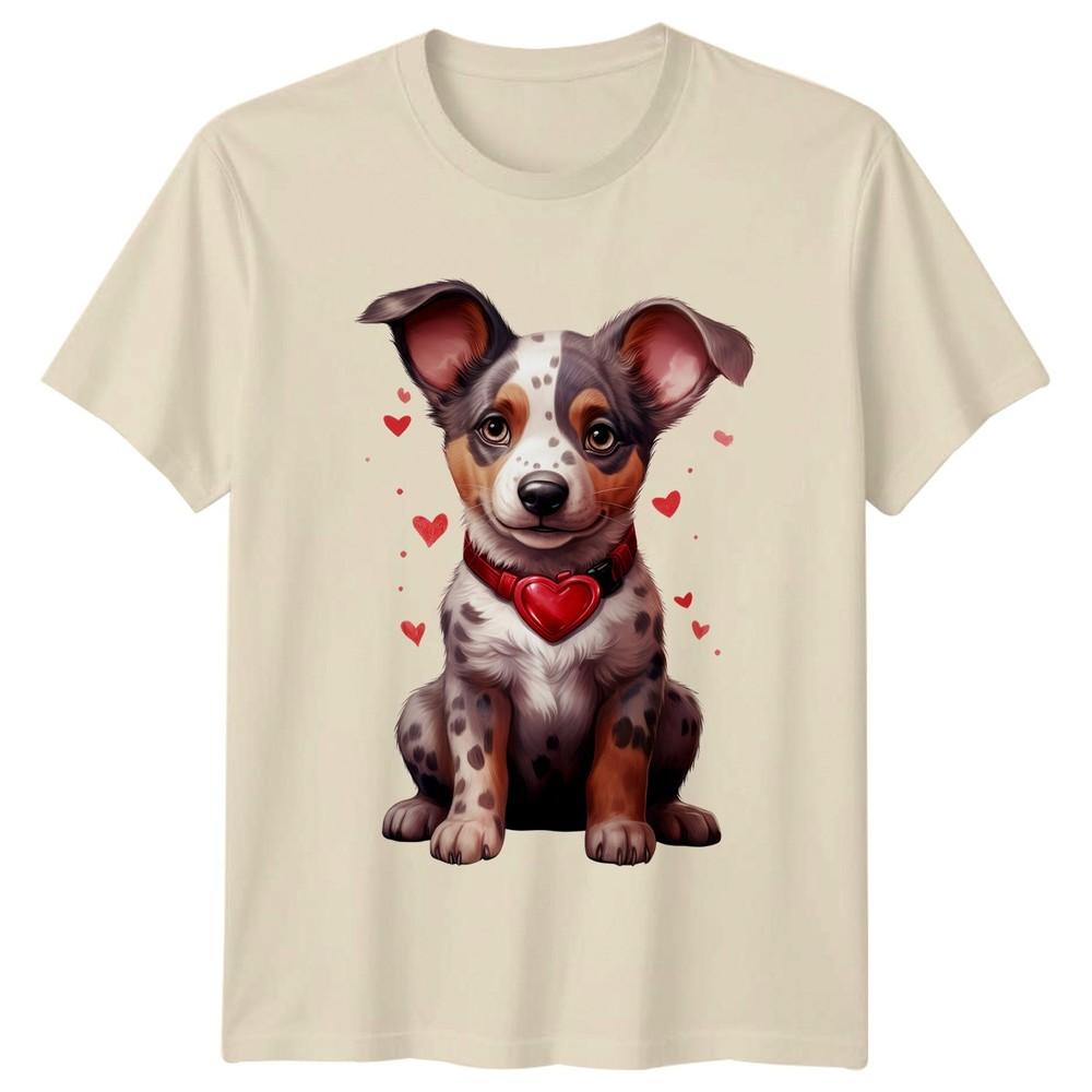 Puppy Dog Heart Animals Dogs Unisexs TShirt Unisexs Tee Graphic Unisex Top a