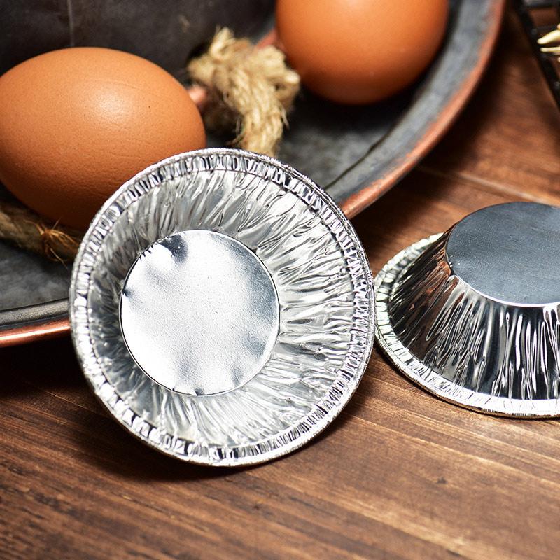 250 Pcs Disposable Egg Tart Holder Mold Aluminum Foil Cake Cookie Kitchen Baking Tool