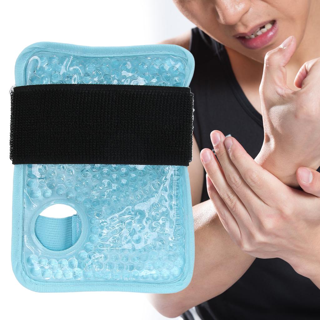 Wrist Ice Pack Wrap Reusable Hot and Cold Therapy Gel Pain Relief for Injuries Arthritis