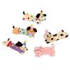 2-5Pcs New Cartoon Puppy Cat Acetate Hair Clip Ins Dopamine Simple Duckbilled Clip Bangs Hair Clip Y2K Hair Accessories Headwear