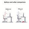 Shakable Massage Foot Rest Stool – Adjustable Rollers, Ergonomic Under Desk Support for Office, Study & Living Room – Durable PP