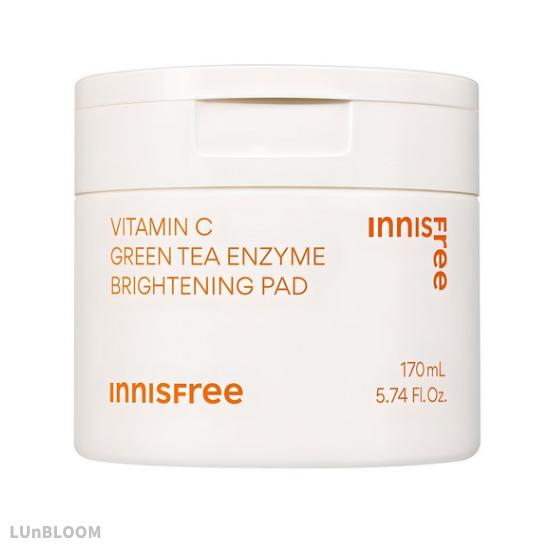 

INNISFREE Vita C Green Tea Enzyme Brightening Toning Pad (60 Sheets / 170ml)