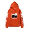 Black Warm Fleece Hooded Sweatshirt Tokyo Revengers Team Comic Print Unisex Autumn Winter Casual Daily Long Sleeve Pullover