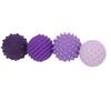 4pcs Silicone Textured Balls Stress Relief Sensory Silicone Ball Toys for Travel Work and Home