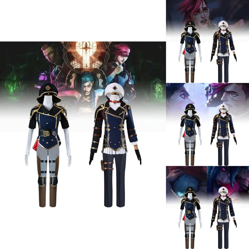 Fresh And Sweet Caitlyn Cosplay Outfit For League Of Legends With Amazing Accessories And Wig