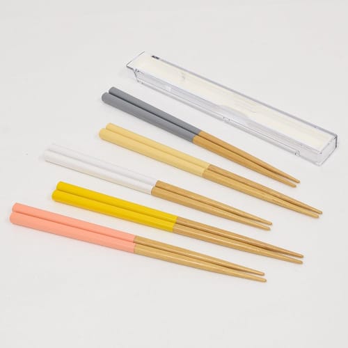 Calbre Chopsticks & Case, Yellow, 73592