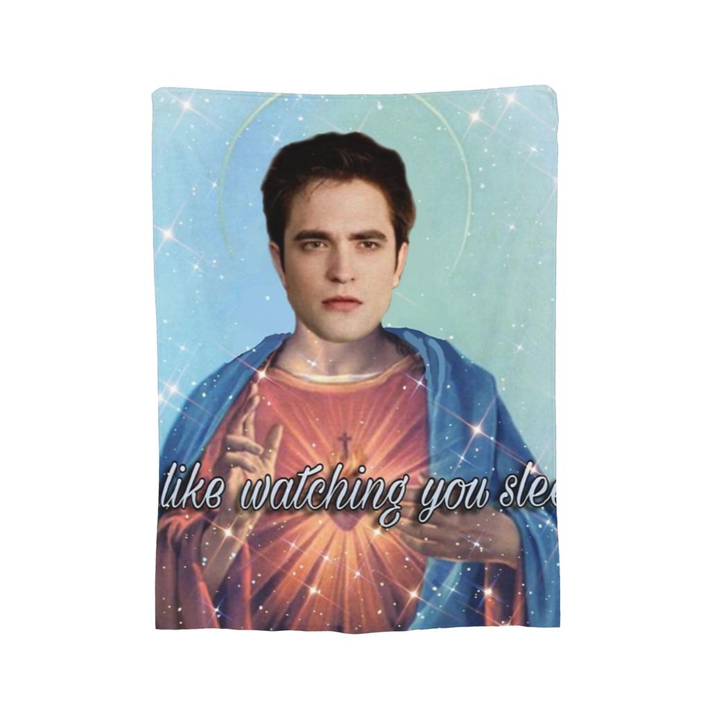 Twilight Blankets Flannel Printed  Portable Lightweight Thin Throw Blankets for Sofa Car Bedspread