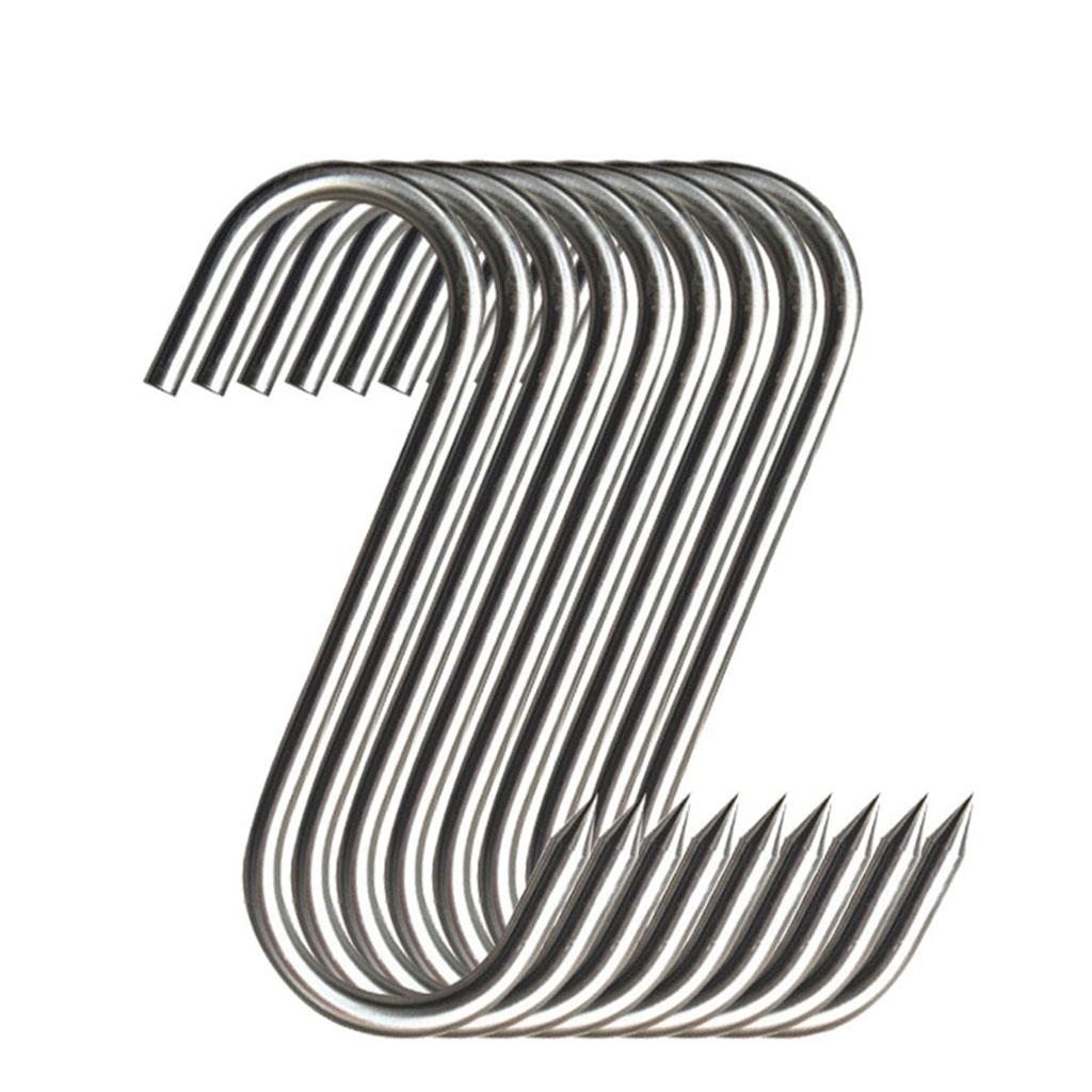 S-kroker med spiss rustfritt stål redskap kjøkken kjøttpanne klær 20 stk kjøkken bakeverktøy for varm kald smo