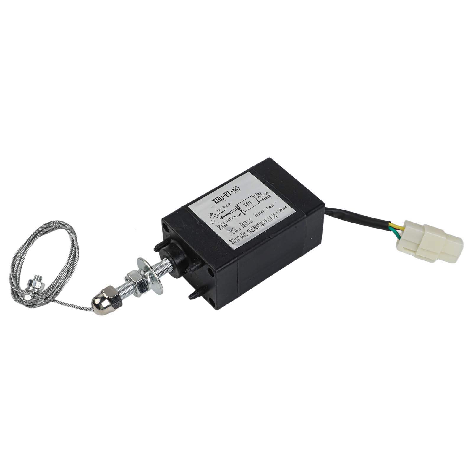 12V Electromagnetic XHQ PT Valve Engine Stop Solenoid Featuring Electric Throttle Adjuster for Enhanced Engine Performance