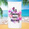 Summer Fun Print Beach Towel - Soft Absorbent Towel for Vacation Lovers,Vibrant and Stylish Designs for Everyday Use and Comfort