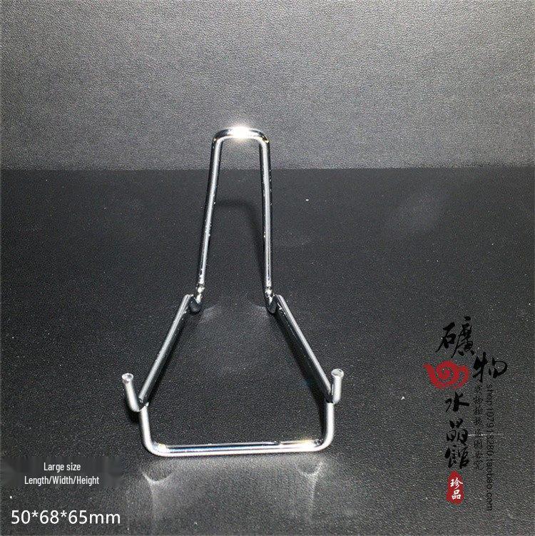 Crystal Stone Metal Bracket Alloy Display Shelf Decor