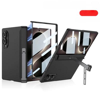 Magnetic Hinge Stand Case All-in-one Full-cover Screen Protector for Samsung Z Fold8