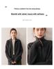 2025 Autumn/Winter Thick Double Zipper Cashmere Knit Cardigan for Women - High Collar Ribbed Long Sleeve Outerwear