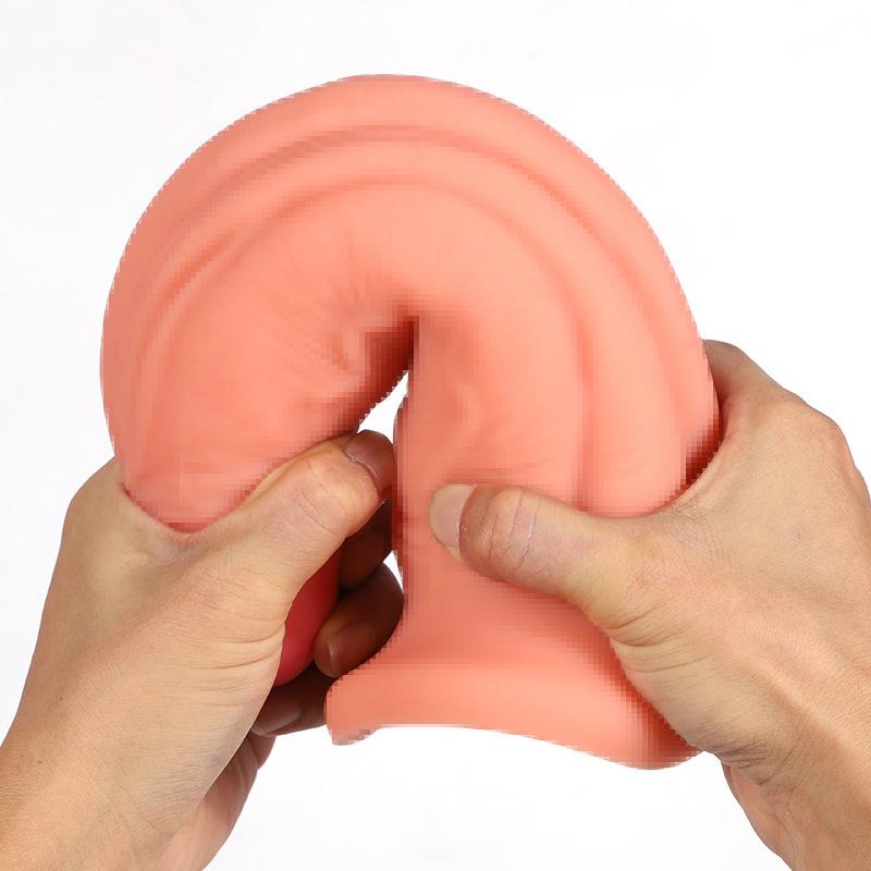 Super Soft And Super Large Liquid Silicone Dildo  Fake Penis Female Adult Toy Anal Dilator