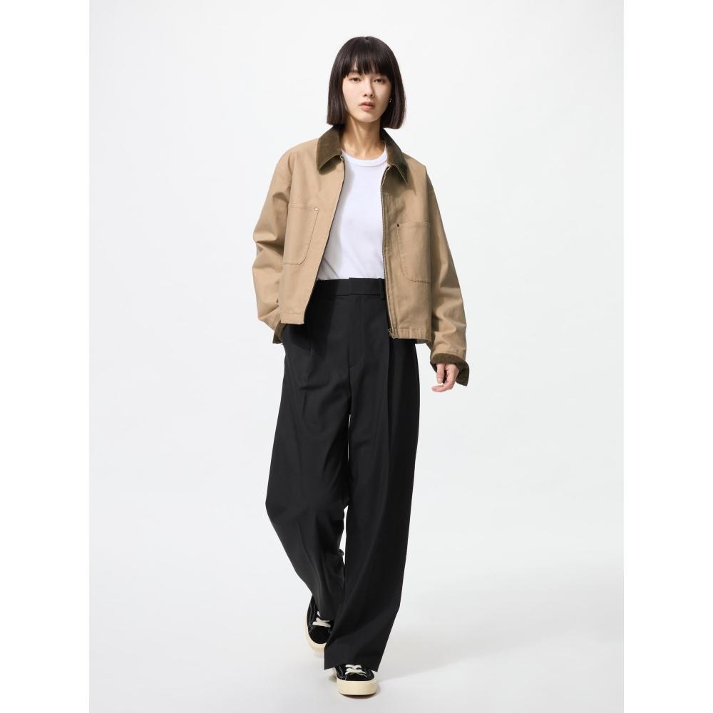 Uniqlo Pantaloni largi cu pense Japonia