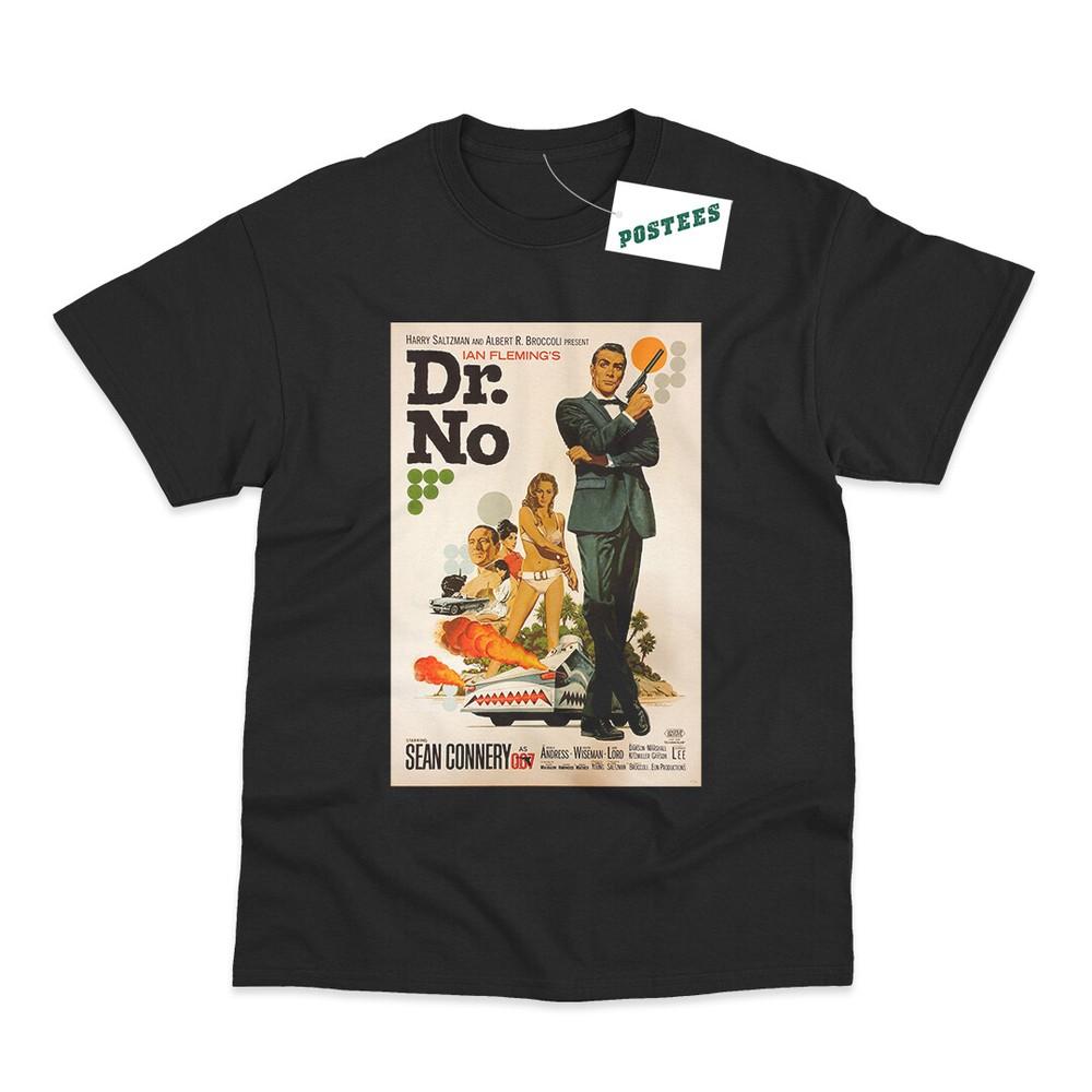 

Retro Movie Poster Inspired By James Bond Dr. No DTG Printed T-Shirt S