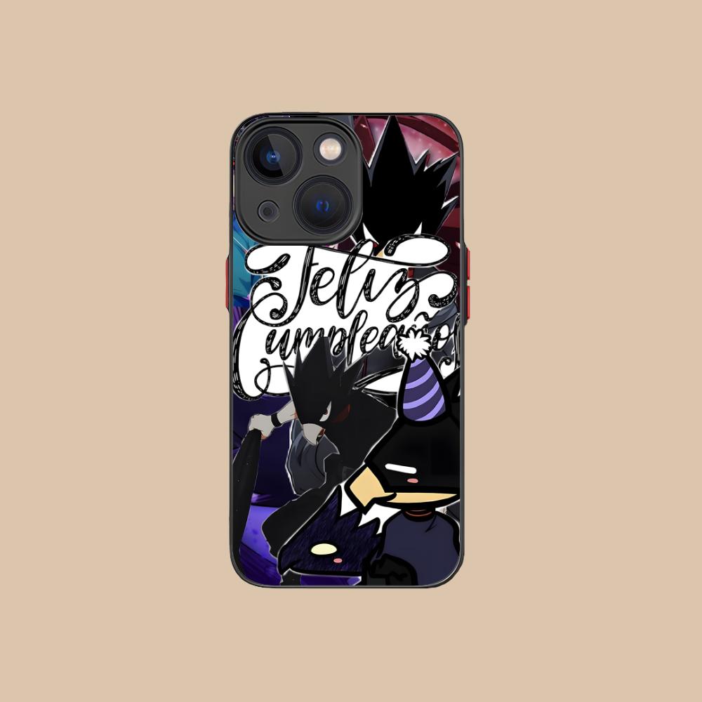 

MHA Tokoyami Mobile Phone Case for iPhone 17 16 15 14 13 12 11 X XR XS 8 7 Air Pro Max Plus Mini Colorful Silicone Cover Cover iPhone 7 Plus