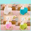 Cute Cartoon Alpaca Stuffed Animal With Soft Material For Kids Room Decor