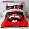 24 Erzincanspor Pattern Bedding Set Quilt Cover Pillowcase Home Decor Gift (1 * duvet cover + 2 * pillowcase, without core)