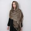 Jacquard Scarf Women Luxury Fashion Thick Soft Lady Scarves Stole Shawl Muslim Hijab Wrap Headband Neckerchief Bandana