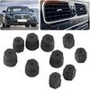 Universal Air Conditioning Service Cap Set Compatible with Most Vehicles AC Charging Port Cover for Car Maintenance and Repair