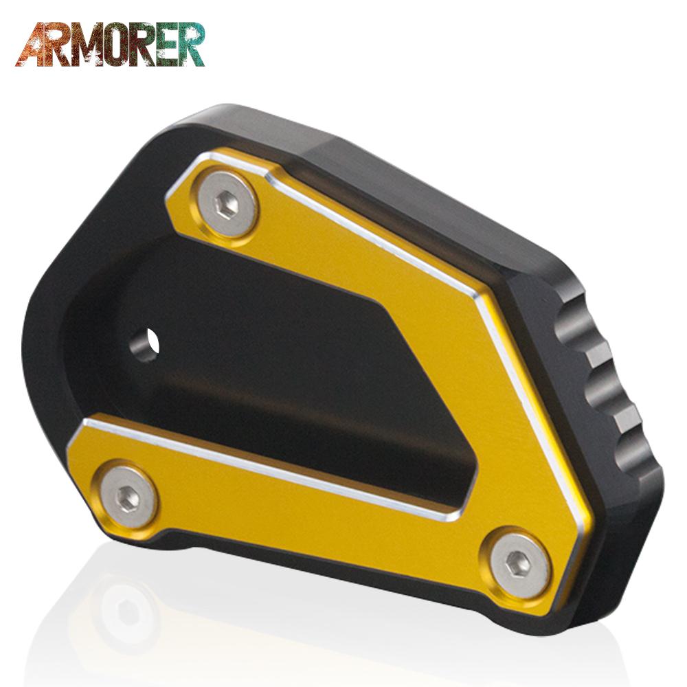 V Strom 650 Motorcycle Accessories For SUZUKI V-STROM 650/XT DL650 DL 650 Kickstand Side Stand Extension Enlarger Pad