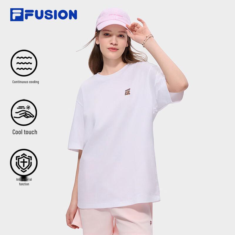 FILA FUSION Couple Cool Touch Loose Fit Short Sleeve T-Shirt
