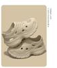 Women's Non-Slip Thick Sole Beach Sandals – Summer Closed-Toe, Height-Increasing Dad Sandals