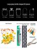 Handmade Transparent Bottle Embossing Film for Spring Plant Specimen Bookmarks
