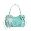 Girls' Style Bow-shaped Handbag, Cute Cross-body Bag for Women, Fashionable Commuter Bag