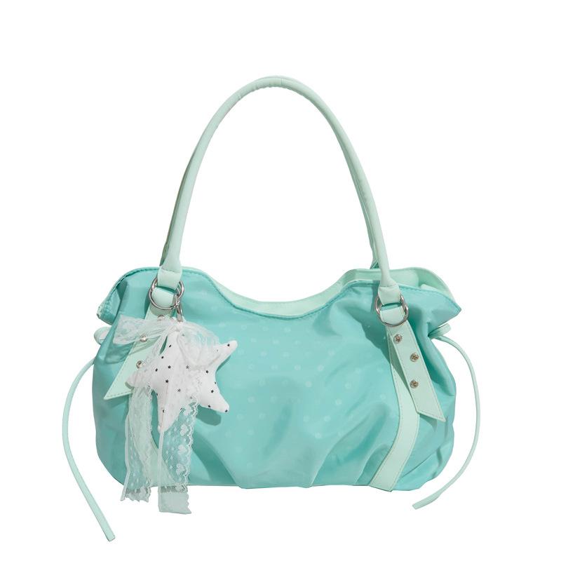 Girls' Style Bow-shaped Handbag, Cute Cross-body Bag for Women, Fashionable Commuter Bag