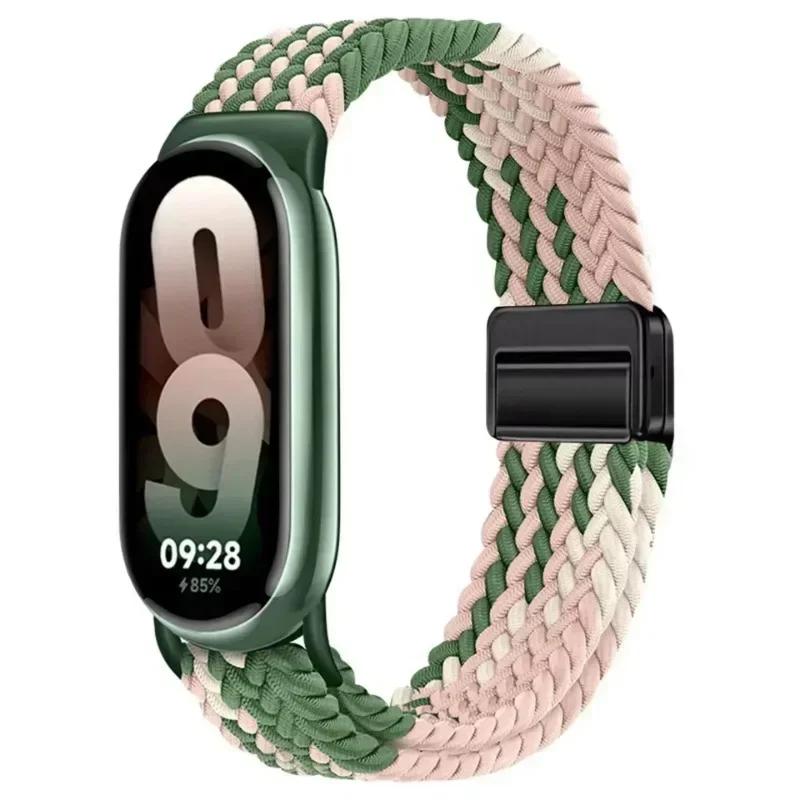 Braided Nylon Strap for Xiaomi Mi Band 10/9/8 Smart Watch Replaceable Wristband Correa for Xiaomi Mi Band 9/Mi Band 10 Bracelet