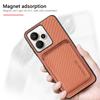 For Realme 15 5G Case Magnetic Detachable Card Holder Phone Back Cover