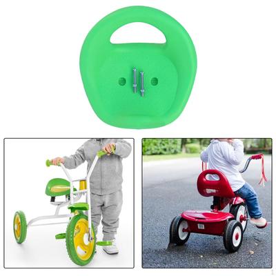 Kids Tricycle Seat Replacement Shock Absorption Lightweight Accessories with Handle Screw Universal